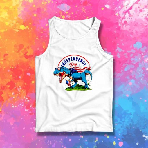 Independence Day Dinosaur Tank Top