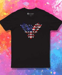 Independence Day Eagle American Flag T-Shirt
