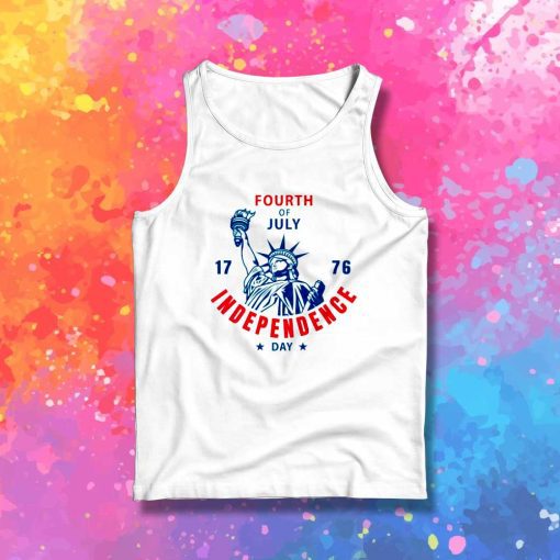 Independence Day Liberty Statue Tank Top