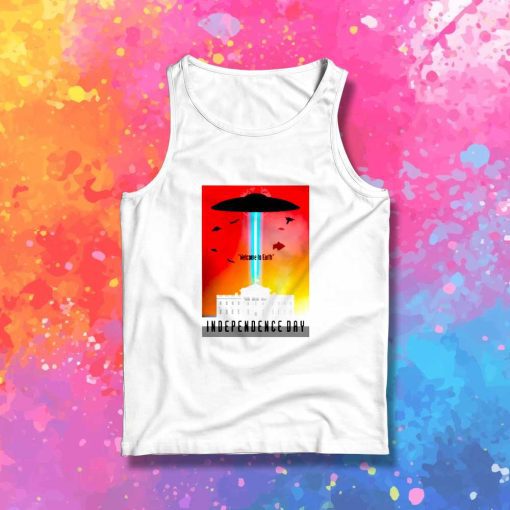 Independence Day Welcome To Earth Tank Top