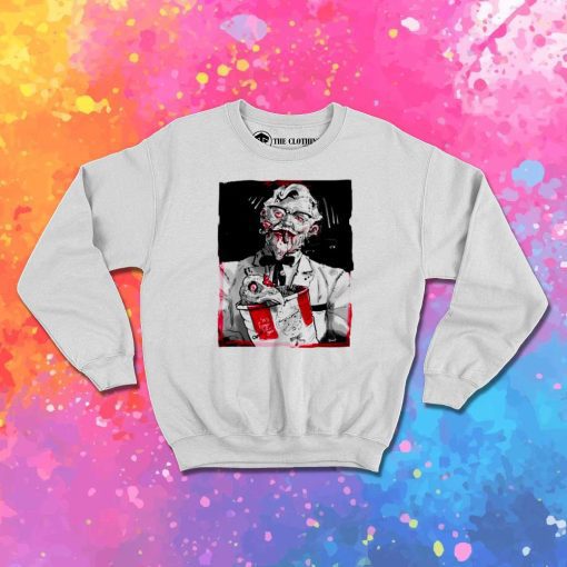 It's Finger Chewin Good Scary Colonel Sweatshirt