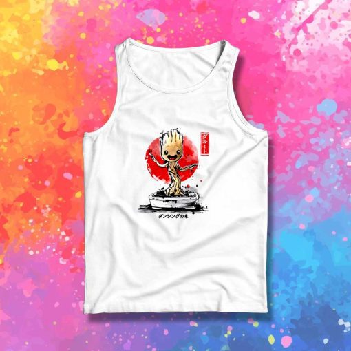 Japanese Bonsai Groot Tank Top