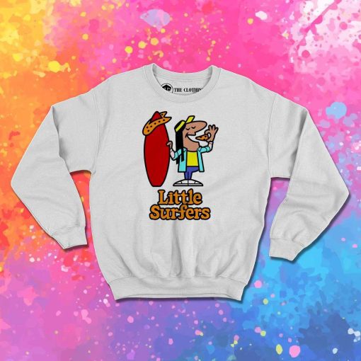 Little Surfers Pizza Slice Sweatshirt