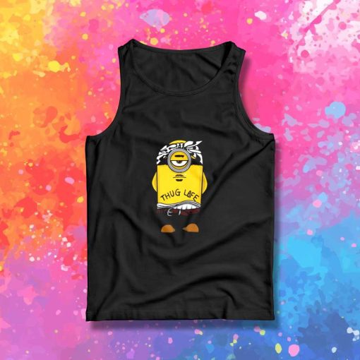 Minion Thug Life Tupac Tank Top