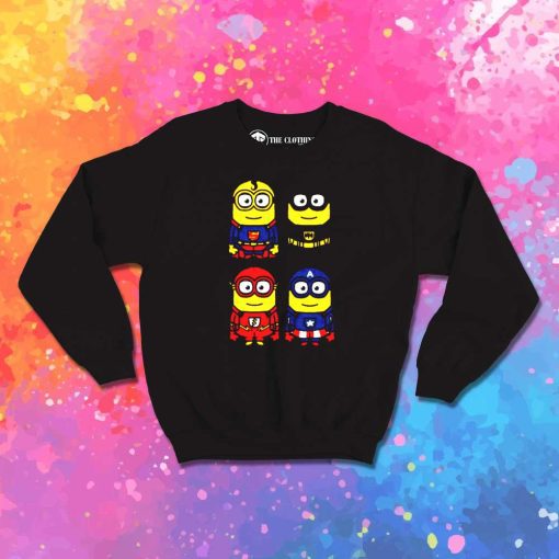 Minions Superheroes Costume Sweatshirt