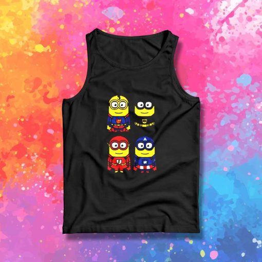 Minions Superheroes Costume Tank Top