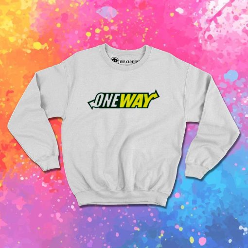 One Way Logo Parody Sweatshirt