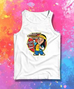 Pizza Boy Surfer Delivery Tank Top