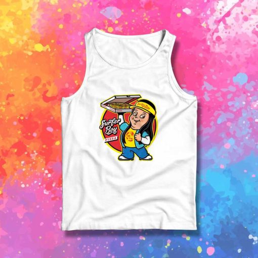 Pizza Boy Surfer Delivery Tank Top