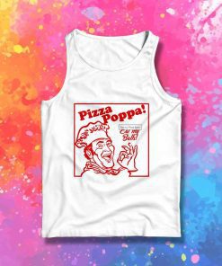 Pizza Poppa Eat My Balls Tank Top