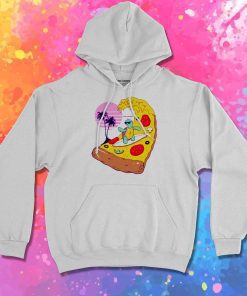 Pizza Wave Surfing Hoodie