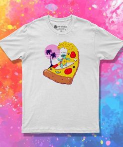 Pizza Wave Surfing T-Shirt