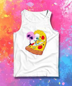 Pizza Wave Surfing Tank Top