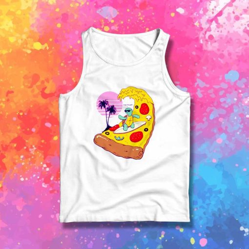 Pizza Wave Surfing Tank Top
