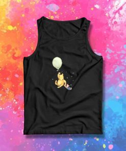 Pooh And Piglet Flying Balloon Tank Top