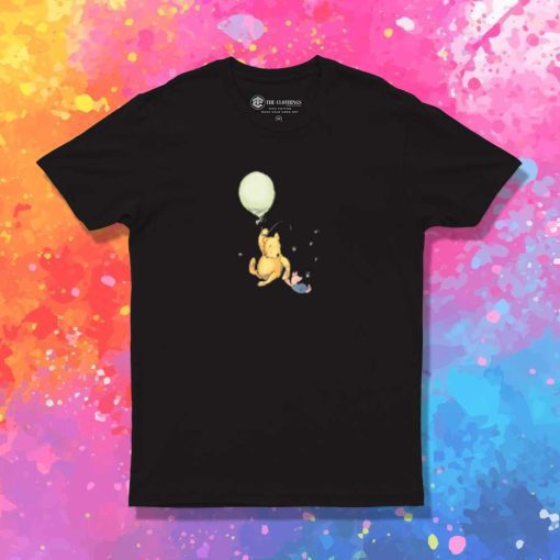 Pooh And Piglet Flying Balloon T-Shirt