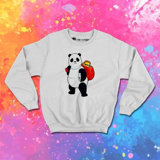 Pooh Bear In Panda Disguise Sweatshirt
