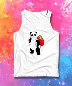 Pooh Bear In Panda Disguise Tank Top