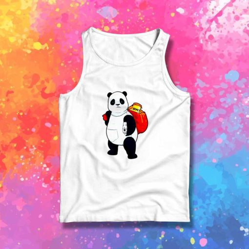 Pooh Bear In Panda Disguise Tank Top