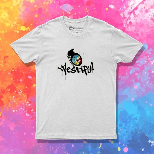 Rage Against The Machine Testify Brain Grenade T-Shirt