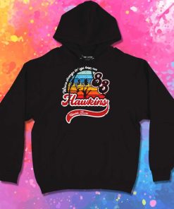 Retro Strange Things Happen Upside Down Hoodie