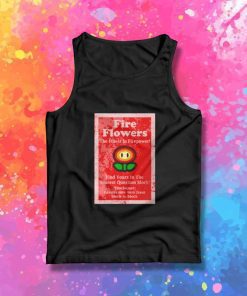 Retro Super Mario Fire Flower Tank Top