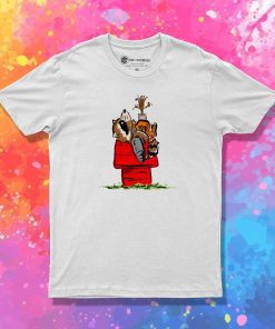 Rocket And Groot Snoopy House T-Shirt