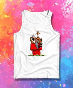 Rocket And Groot Snoopy House Tank Top