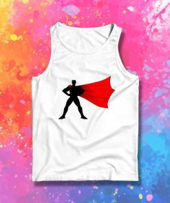 Simple Cape Superman Tank Top