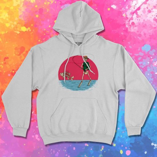Skeleton Fishing Strike Hoodie