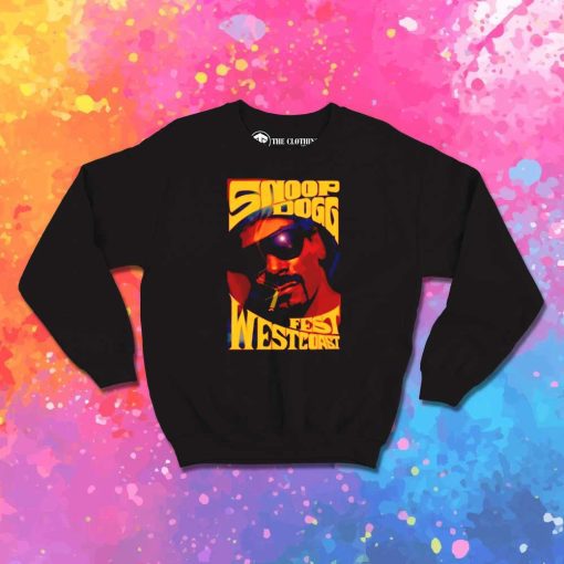 Snoop Dogg Fest Westcoast Poster Sweatshirt