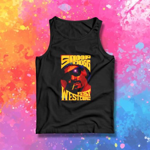 Snoop Dogg Fest Westcoast Poster Tank Top