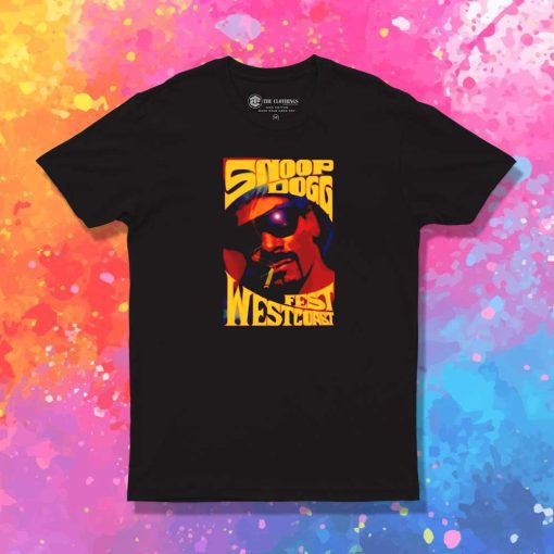 Snoop Dogg Fest Westcoast Poster T-Shirt