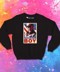 Soldier Boy American Flag Sweatshirt
