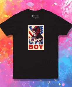 Soldier Boy American Flag T-Shirt