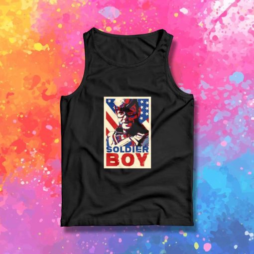Soldier Boy American Flag Tank Top