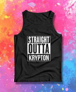 Straight Outta Krypton Logo Tank Top