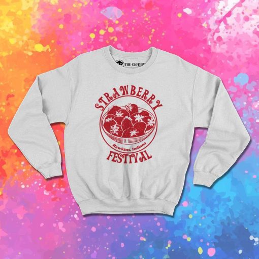 Stranger Things Hawkins Strawberry Festival Sweatshirt
