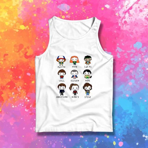 Stranger Things Kids Chibi Tank Top