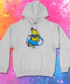 Summer Banana Beach Balloon Hoodie