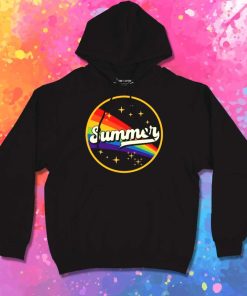 Summer Rainbow In Space Hoodie