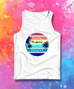 Summer Sunrise Sunburn Sunset Repeat Tank Top