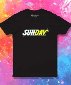 Sunday Subway Logo Parody T-Shirt
