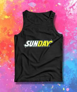 Sunday Subway Logo Parody Tank Top