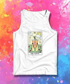 The Coffee Tarot Card Tank Top