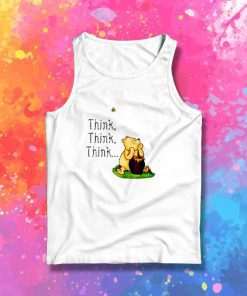 Thinking Winnie The Pooh Tank Top