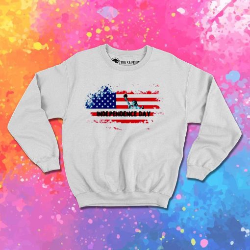 Vintage Flag Independence Day Sweatshirt