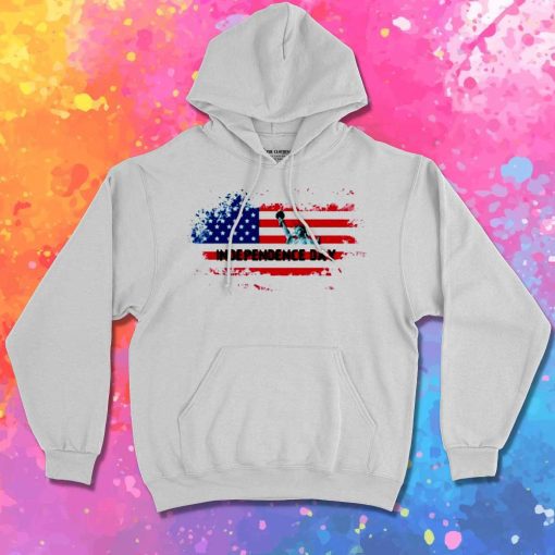 Vintage Flag Independence Day Hoodie