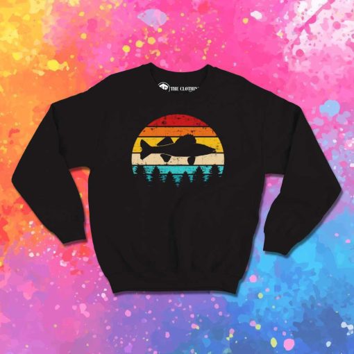 Vintage Walleye Fish Sweatshirt