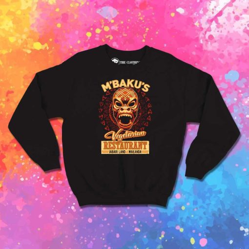 Wakanda Vegetarian Restaurant Sweatshirt